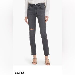 Levi’s Premium 501 Skinny Denim Jeans W28 L28, Distressed